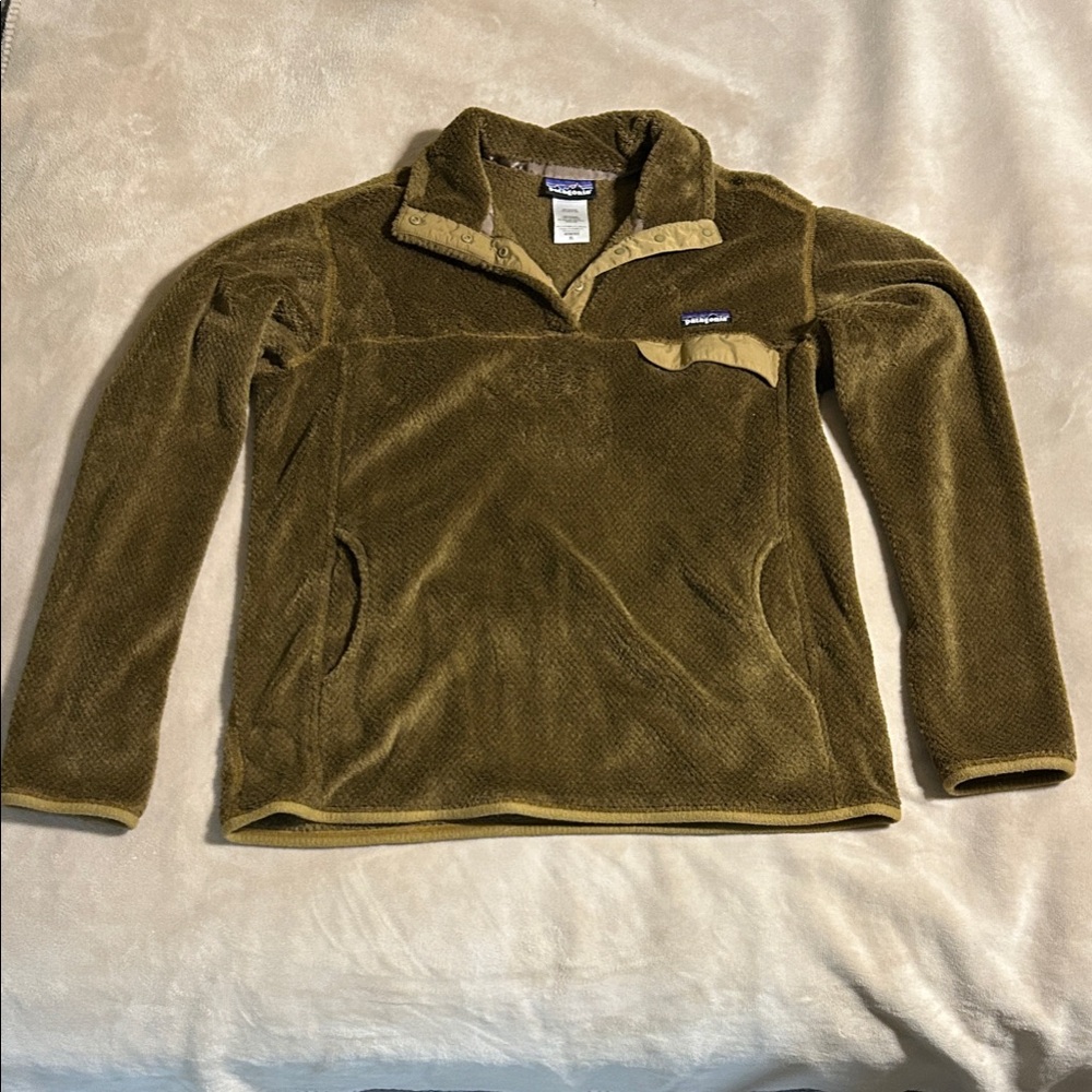 Patagonia Women's half snap pullover - Brown XL